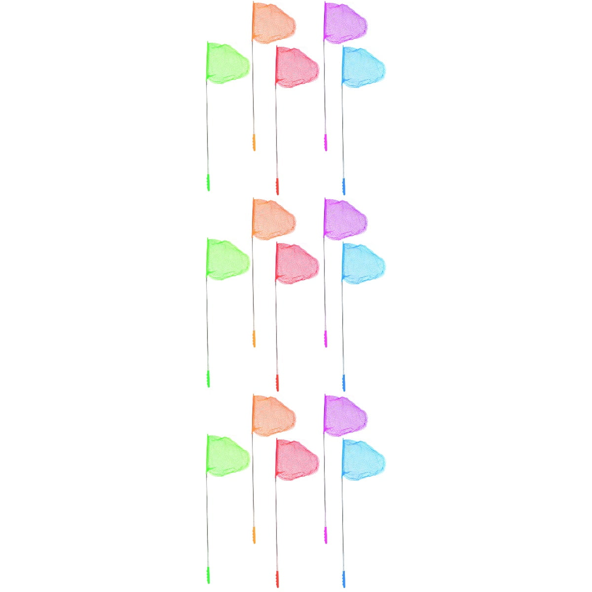 15 Pcs Catching Insects Nets Fishing Stainless Steel Mesh Butterfly Telescopic Monkey Figure Child