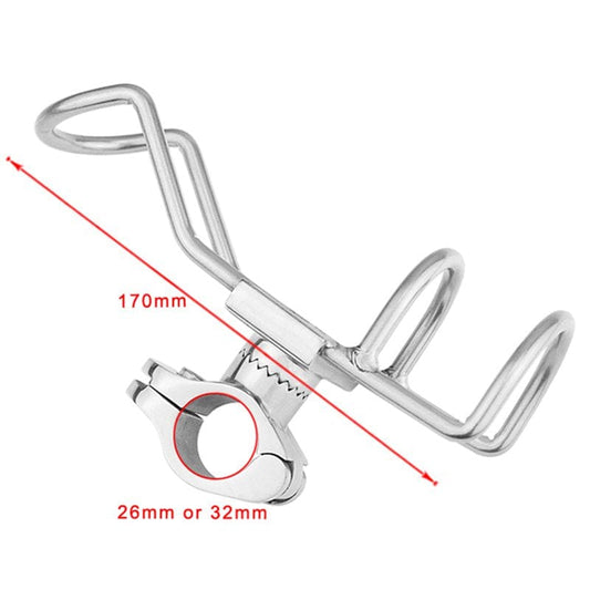 1PCS Stainless Steel 316 Fishing Rod Rack Holder Pole Bracket 26Mm