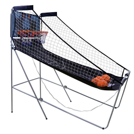 2 Player Foldable Indoor Basketball Arcade Game Double Electronic Hoops shot
