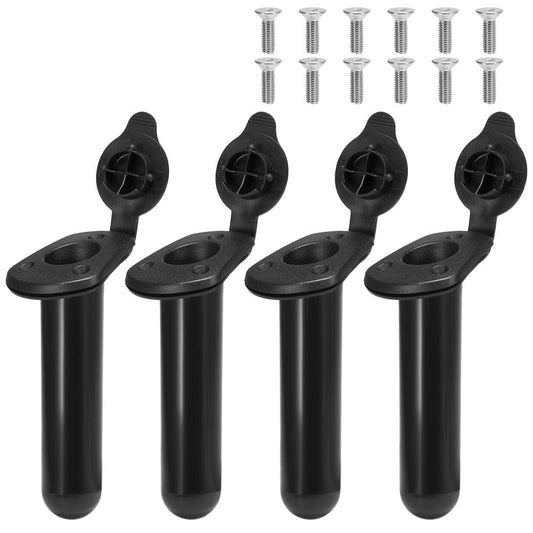 4 PCS Kayak Fishing Rod Holders with Cover Boat Fishing Tackle Accessory Tool
