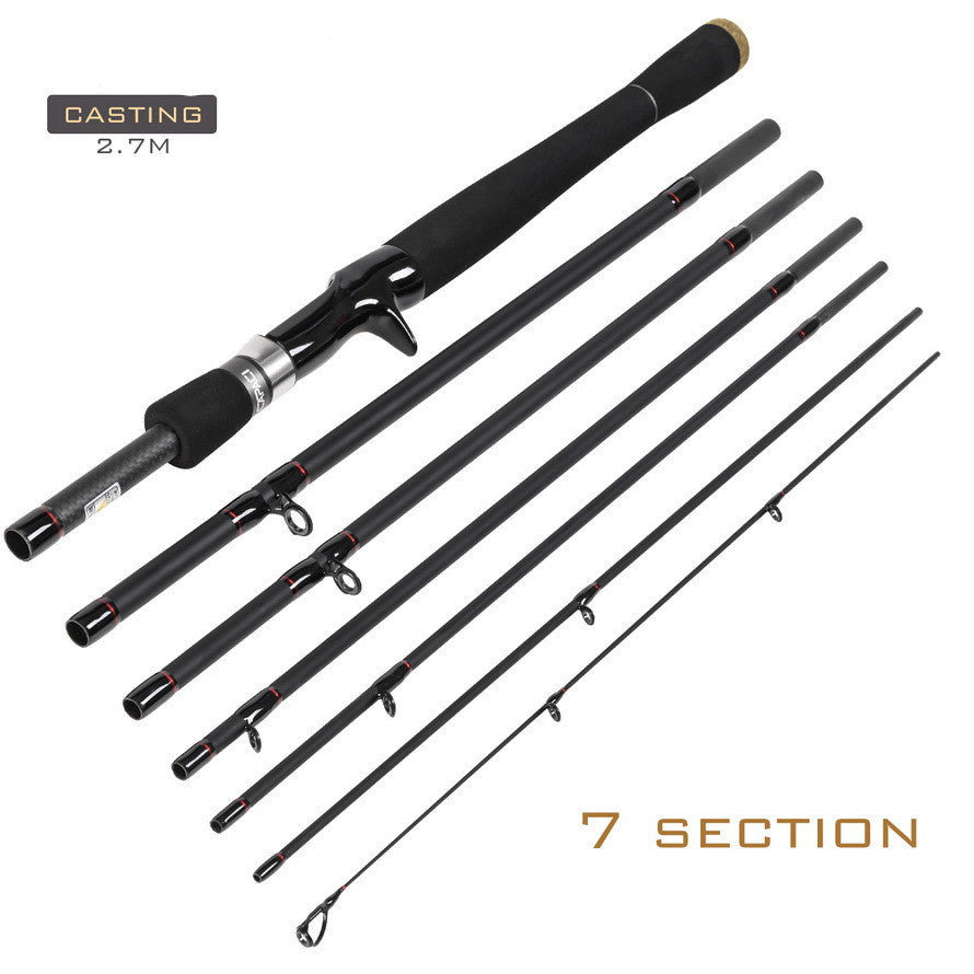 2.1/2.4m M straight gun handle perch sea fishing rod - Blue Force Sports