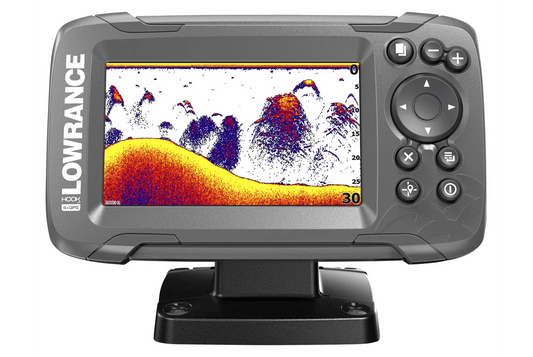 4x Fish Finder With Bullet Skimmer Transducer Auto Tuning Sonar