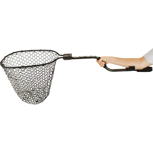 XJY Kayak Folding Leverage Landing Net, 12' x 20' Hoop with Foam Extension