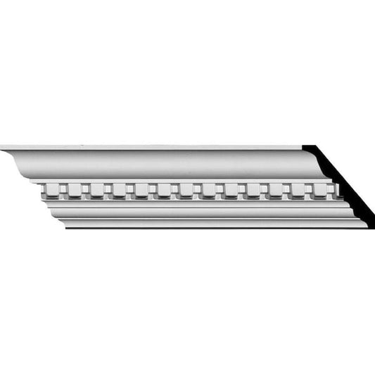2-3/4" x 2-3/4" x 94-1/2" Crown Moulding Polyurethane Dentil
