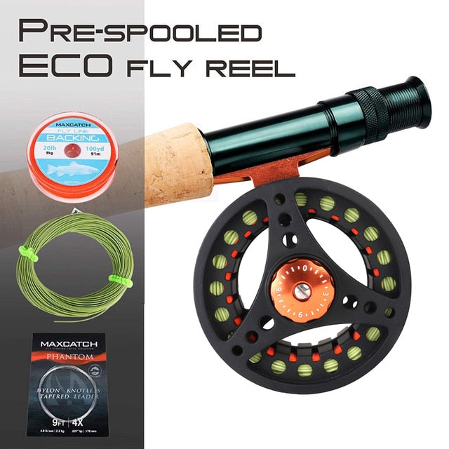 WT Large Arbor Die Casting Aluminum Maximumcatch Fly Reel