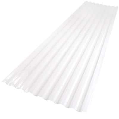 26 in. x 6 ft. Polycarbonate Roof Panel, White Opal